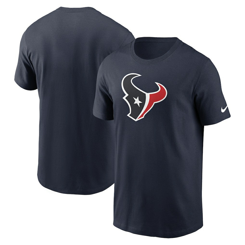 Houston Texans Rewind Logo Essential T-Shirt Navy - Nike