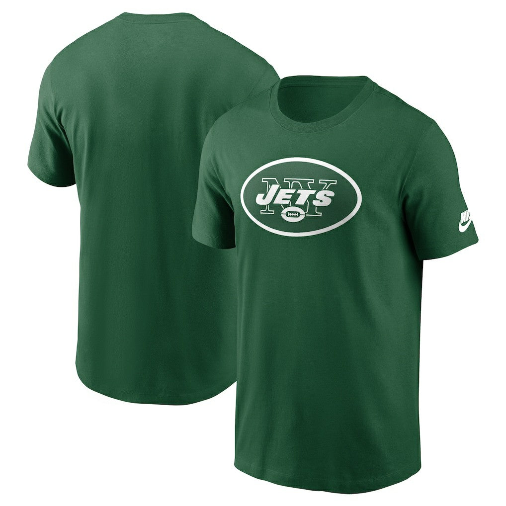 New York Jets Rewind Logo Essential T-Shirt Kelly Green - Nike