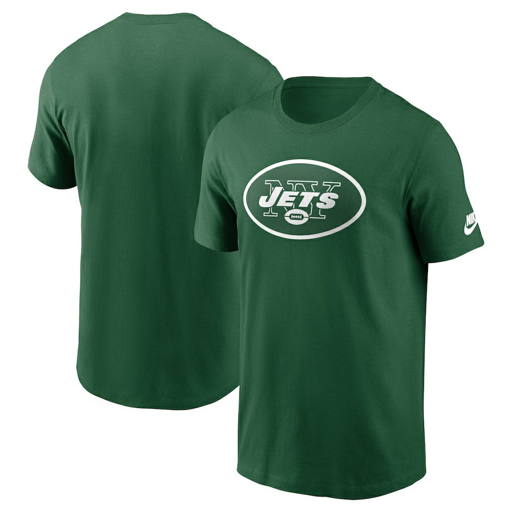 New York Jets Rewind Logo Essential T-Shirt Kelly Green - Nike