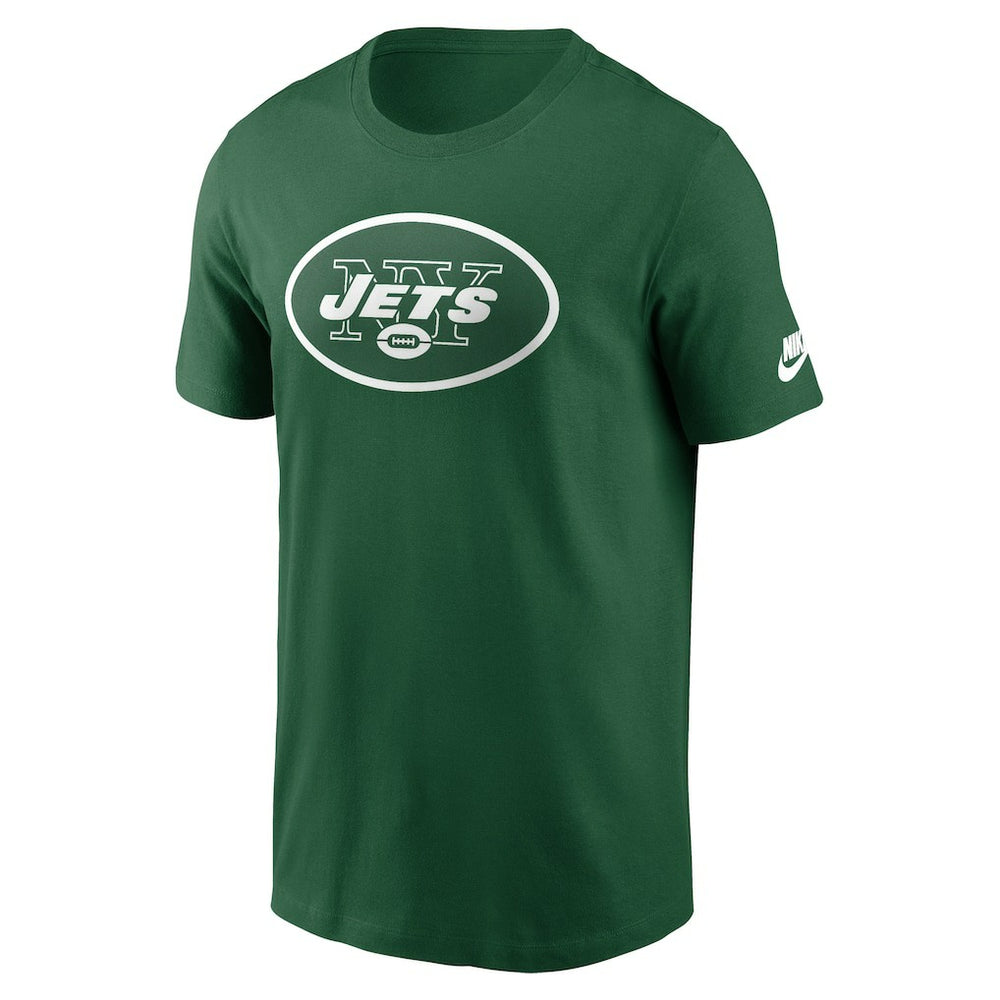 New York Jets Rewind Logo Essential T-Shirt Kelly Green - Nike