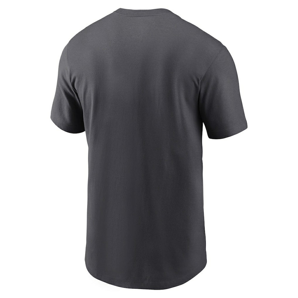 New York Jets Rewind Stack Essential T-Shirt Charcoal - Nike
