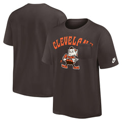 Cleveland Browns Rewind Heavy Max90 Pocket T-Shirt Brown - Nike