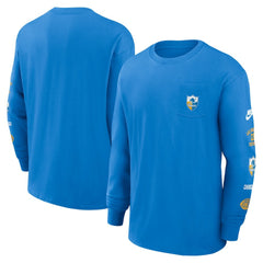 Los Angeles Chargers Rewind Heavy Max90 Pocket Long Sleeve T-Shirt Powder Blue - Nike