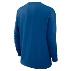 Indianapolis Colts Rewind Heavy Max90 Pocket Long Sleeve T-Shirt Royal - Nike