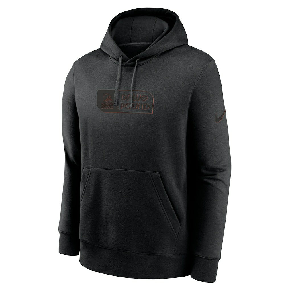 Cleveland Browns Edge Pack French Terry Club Pullover Hoodie Black - Nike