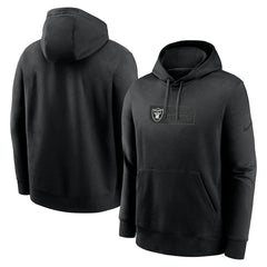 Las Vegas Raiders Edge Pack French Terry Club Pullover Hoodie Black - Nike