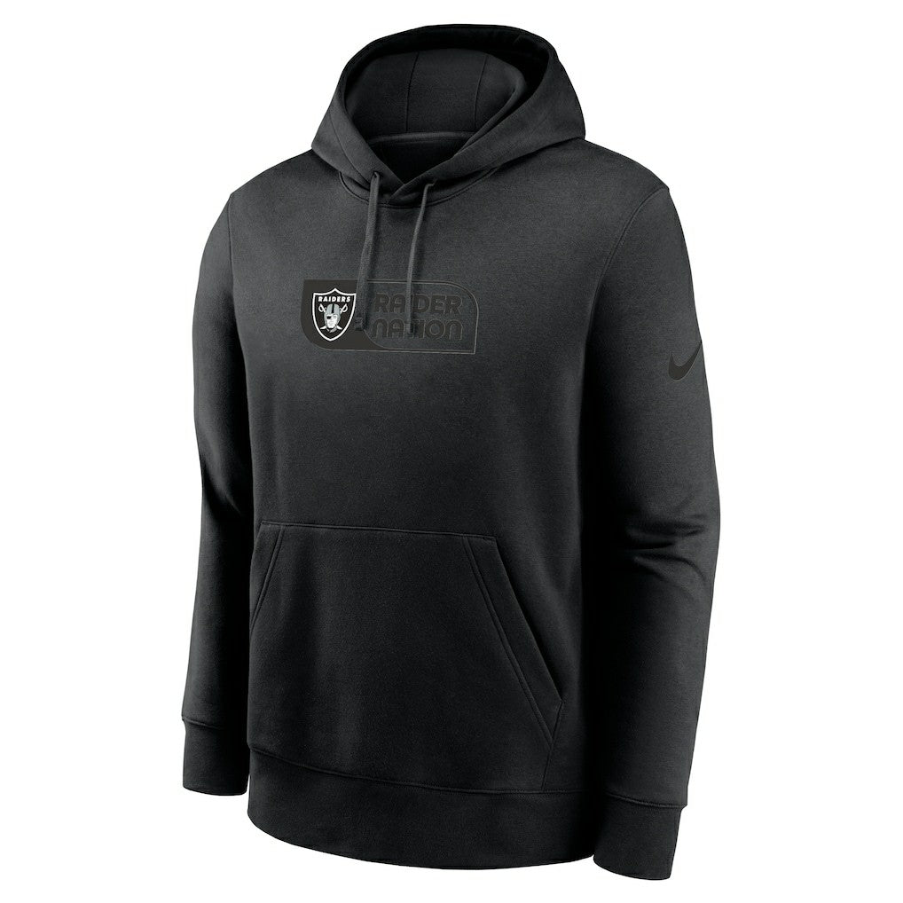 Las Vegas Raiders Edge Pack French Terry Club Pullover Hoodie Black - Nike