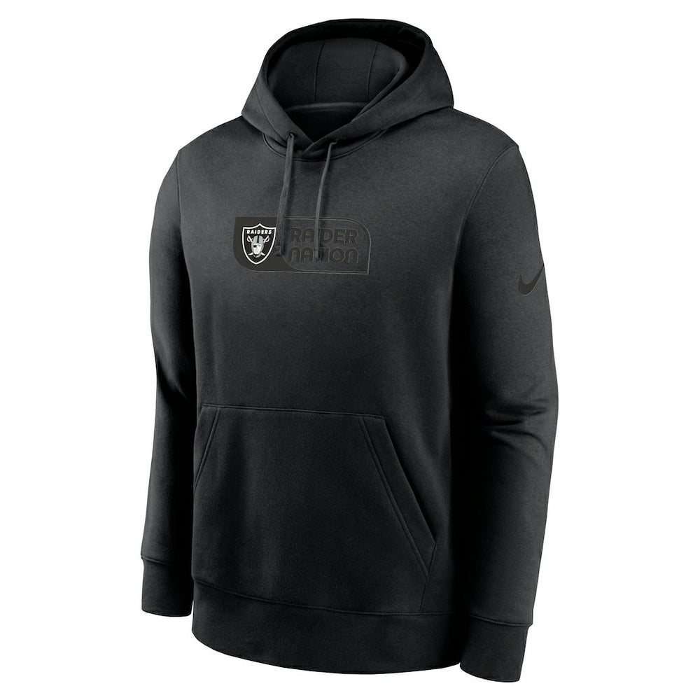 Las Vegas Raiders Edge Pack French Terry Club Pullover Hoodie Black - Nike