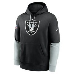 Las Vegas Raiders 2024 Sideline Club Pullover Hoodie Black - Nike