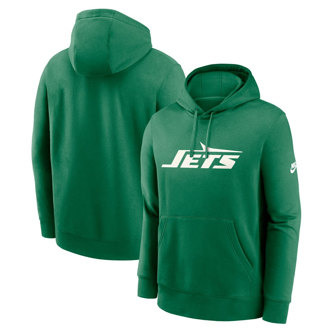 New York Jets Big & Tall Club Logo Pullover Hoodie Green - Nike