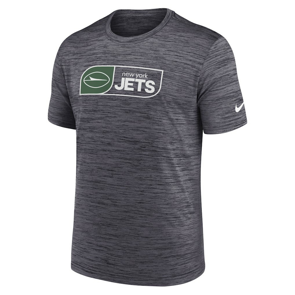 New York Jets Big & Tall Velocity Performance T-Shirt Black - Nike