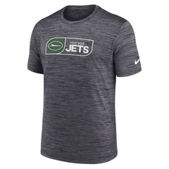 New York Jets Big & Tall Velocity Performance T-Shirt Black - Nike