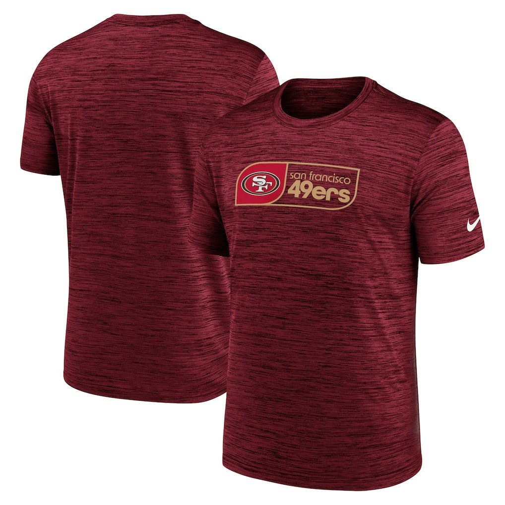 San Francisco 49ers Big & Tall Velocity Performance T-Shirt Scarlet - Nike