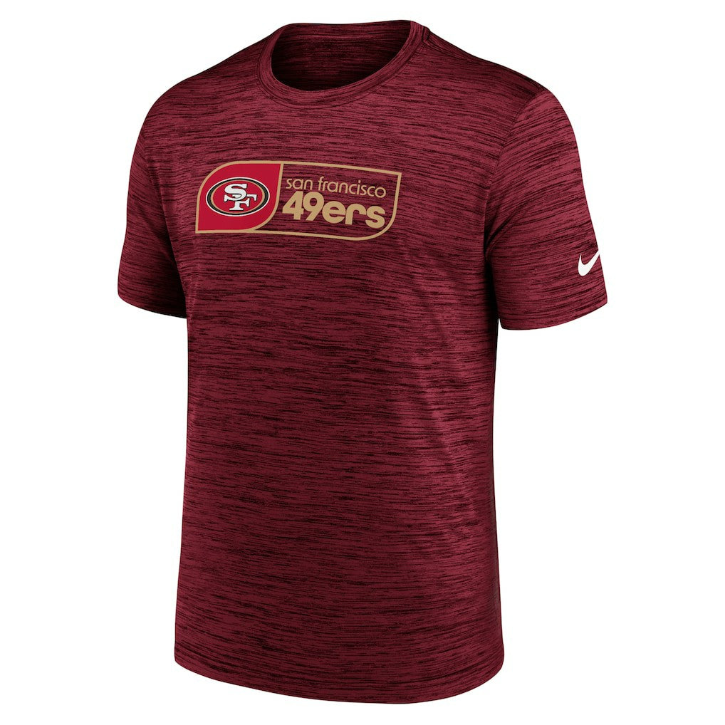 San Francisco 49ers Big & Tall Velocity Performance T-Shirt Scarlet - Nike