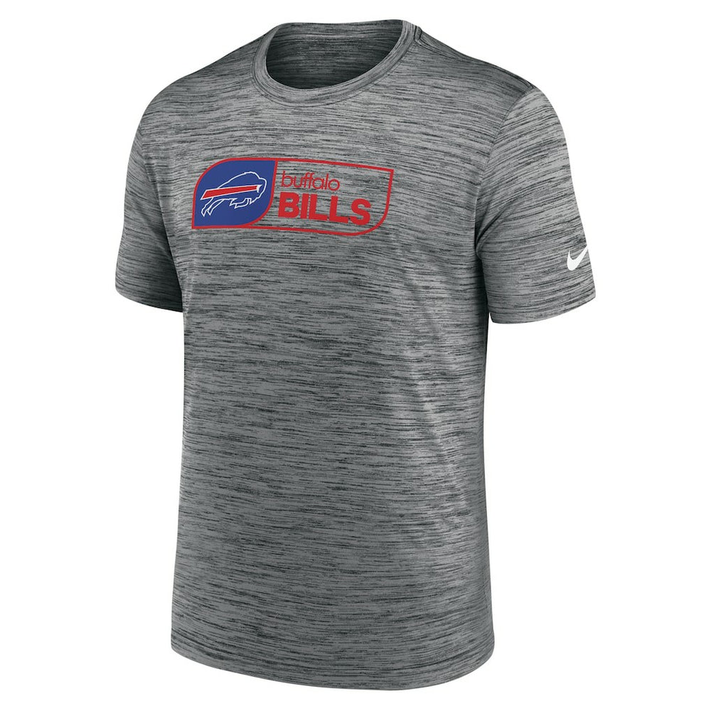 Buffalo Bills Big & Tall Velocity Performance T-Shirt Charcoal - Nike