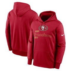 San Francisco 49ers Big & Tall Performance Pullover Hoodie Scarlet - Nike