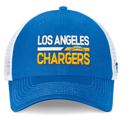 Los Angeles Chargers Upper Trucker Adjustable Hat Powder Blue/White - Fanatics