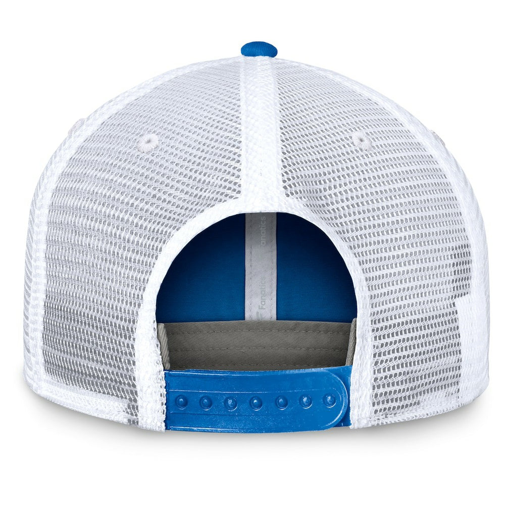 Los Angeles Chargers Upper Trucker Adjustable Hat Powder Blue/White - Fanatics
