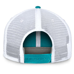Miami Dolphins Upper Trucker Adjustable Hat Aqua/White - Fanatics