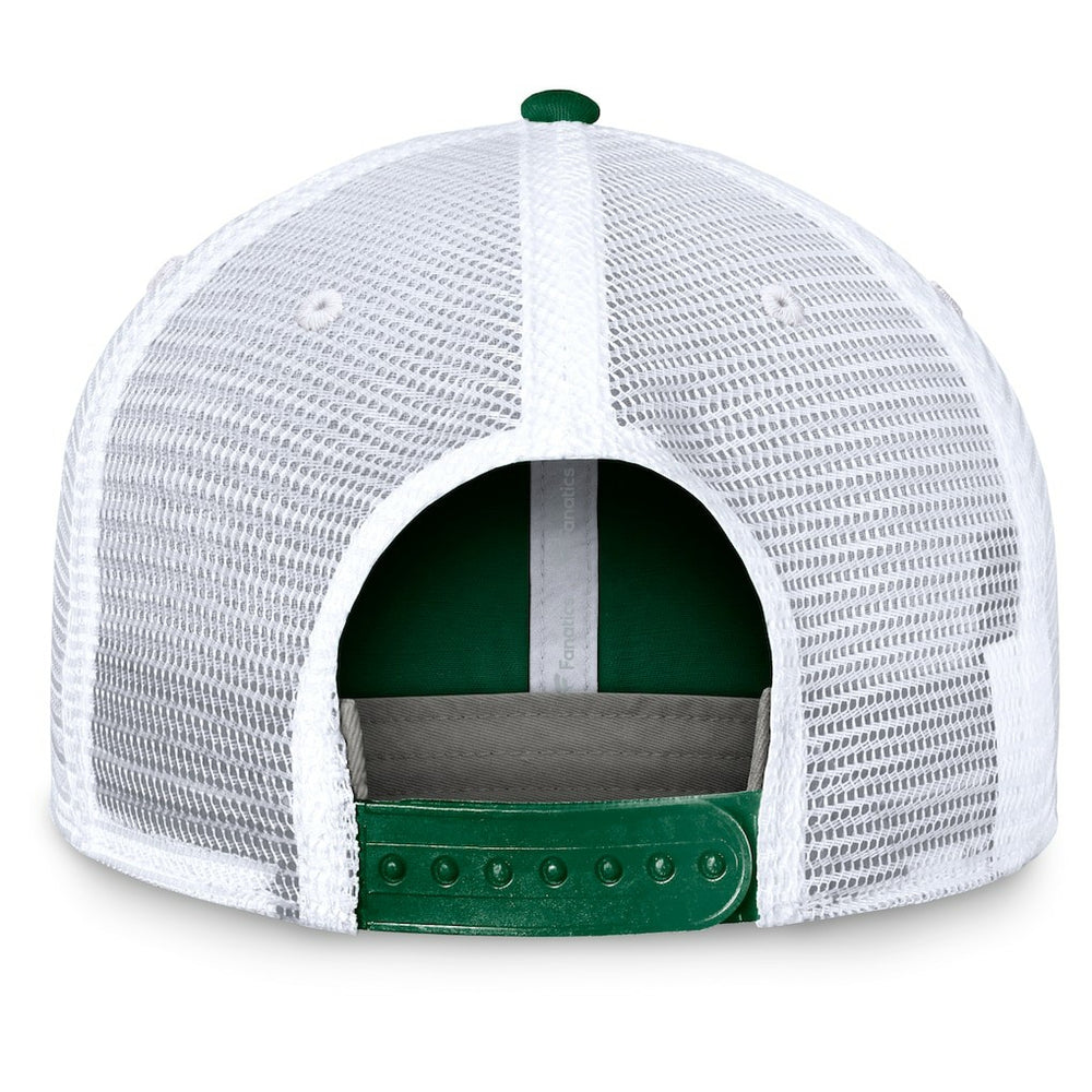 New York Jets Upper Trucker Adjustable Hat Green/White - Fanatics