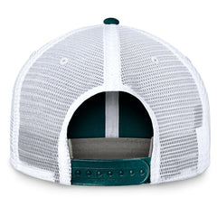 Philadelphia Eagles Upper Trucker Adjustable Hat Midnight Green/White - Fanatics