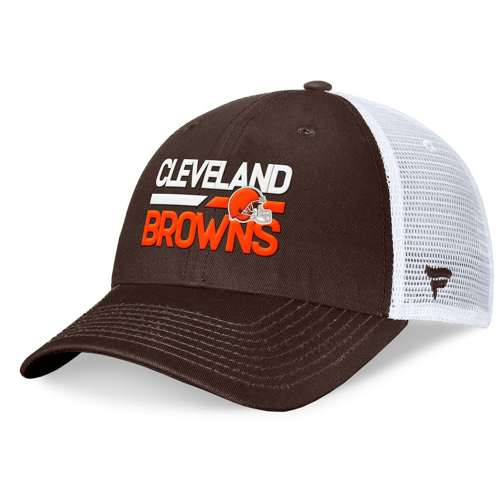 Cleveland Browns Upper Trucker Adjustable Hat Brown/White - Fanatics