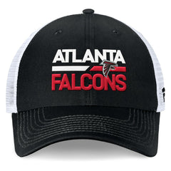 Atlanta Falcons Upper Trucker Adjustable Hat Black/White - Fanatics