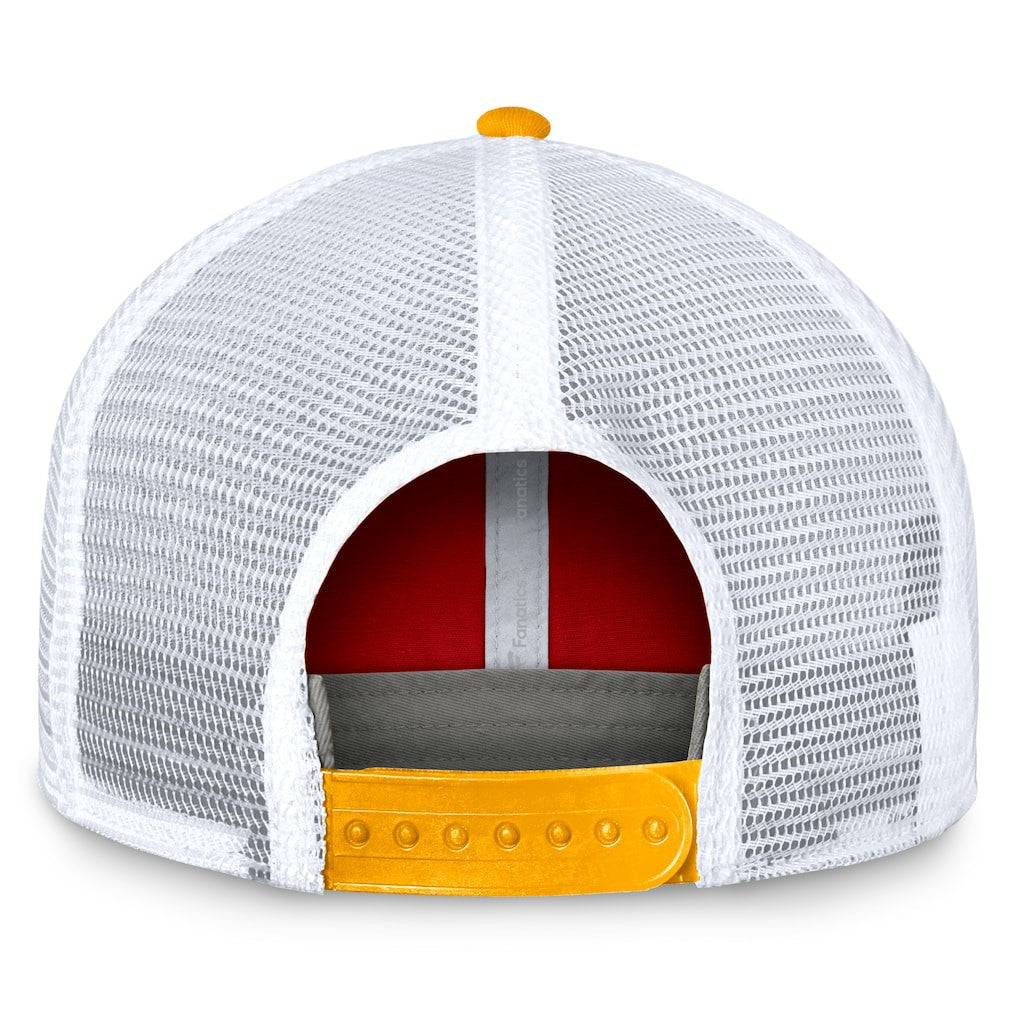 Kansas City Chiefs Bench Trucker Adjustable Hat Red/Gold - Fanatics