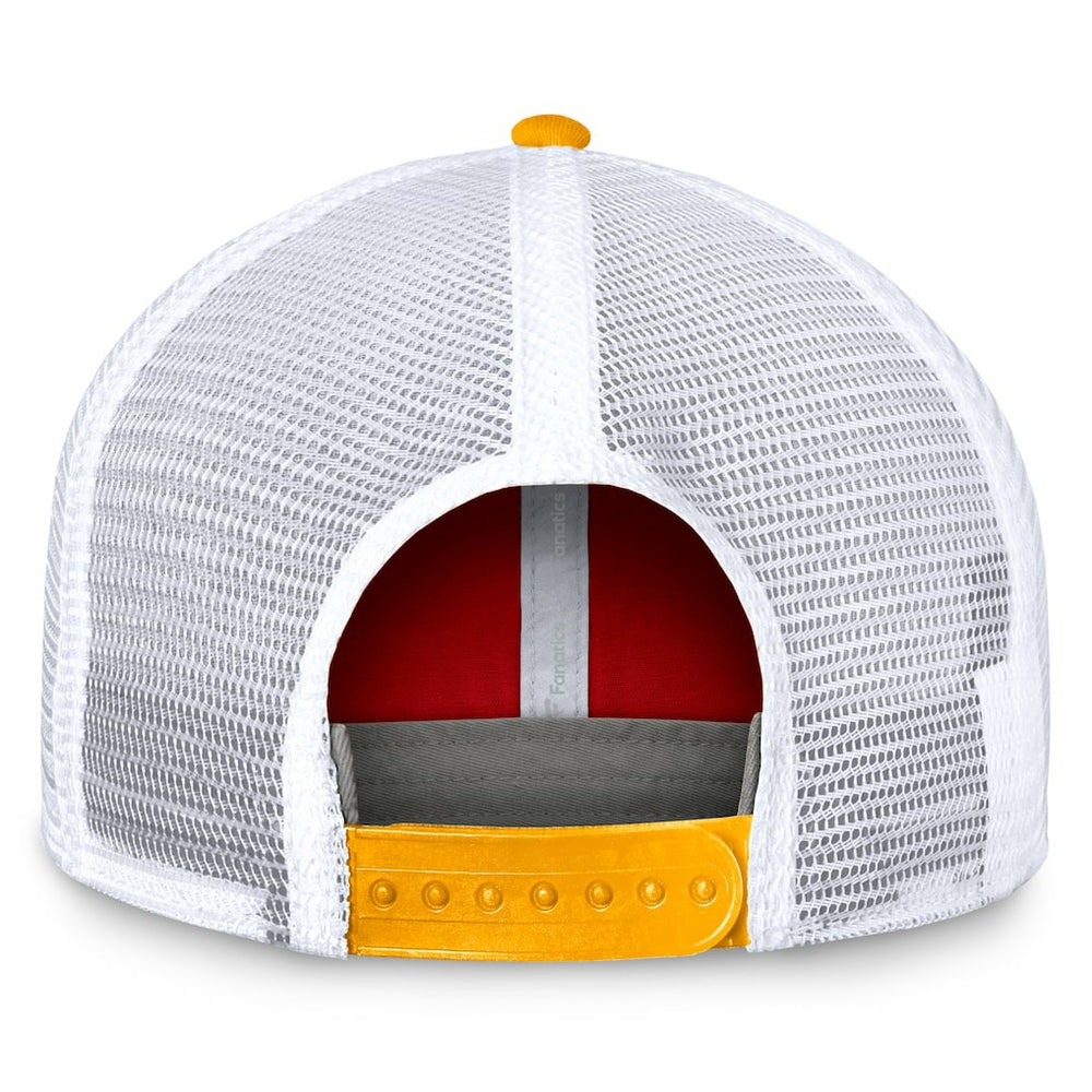 Kansas City Chiefs Bench Trucker Adjustable Hat Red/Gold - Fanatics