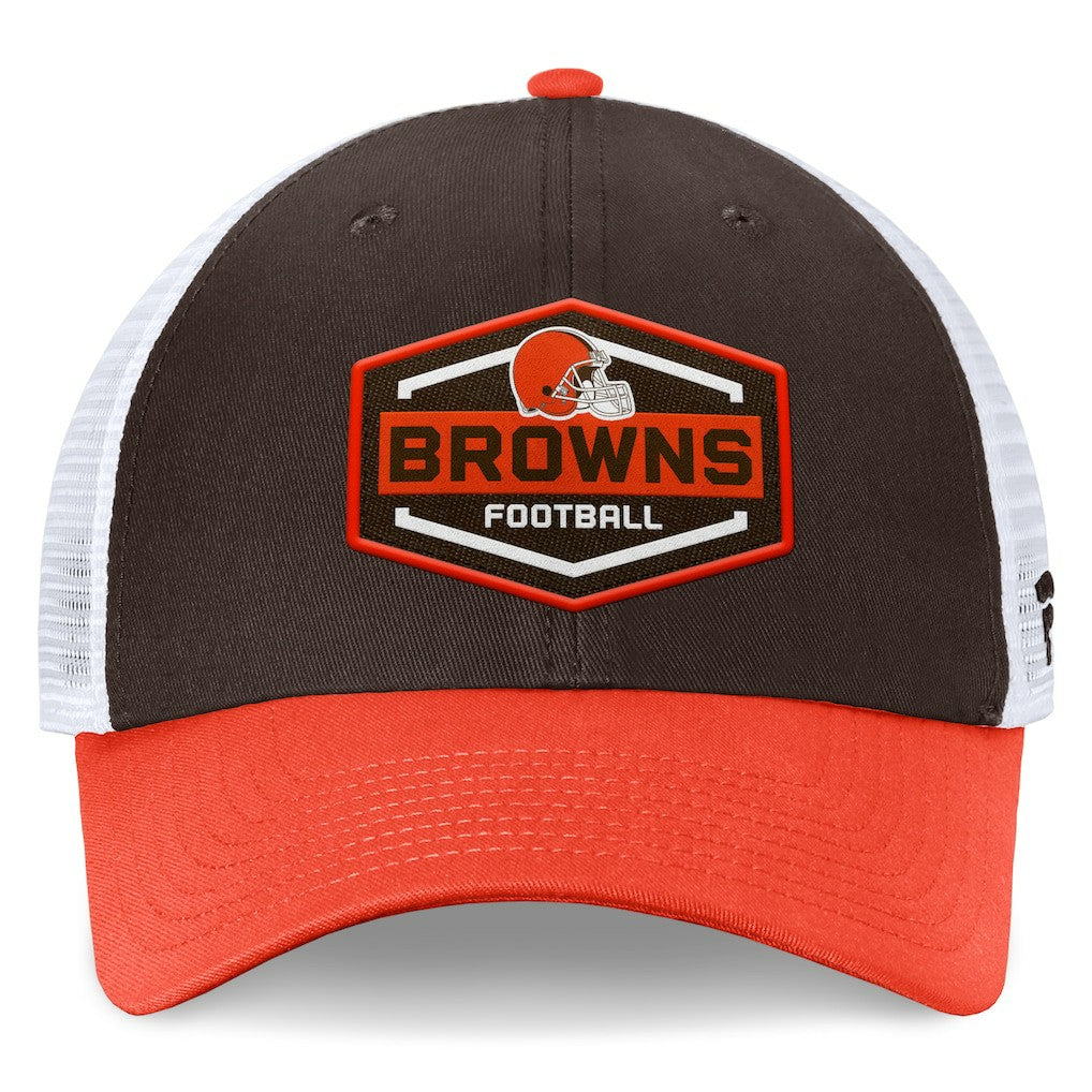 Cleveland Browns Bench Trucker Adjustable Hat Brown/Orange - Fanatics
