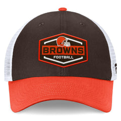 Cleveland Browns Bench Trucker Adjustable Hat Brown/Orange - Fanatics