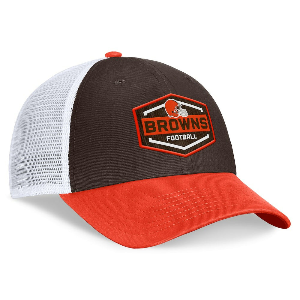 Cleveland Browns Bench Trucker Adjustable Hat Brown/Orange - Fanatics
