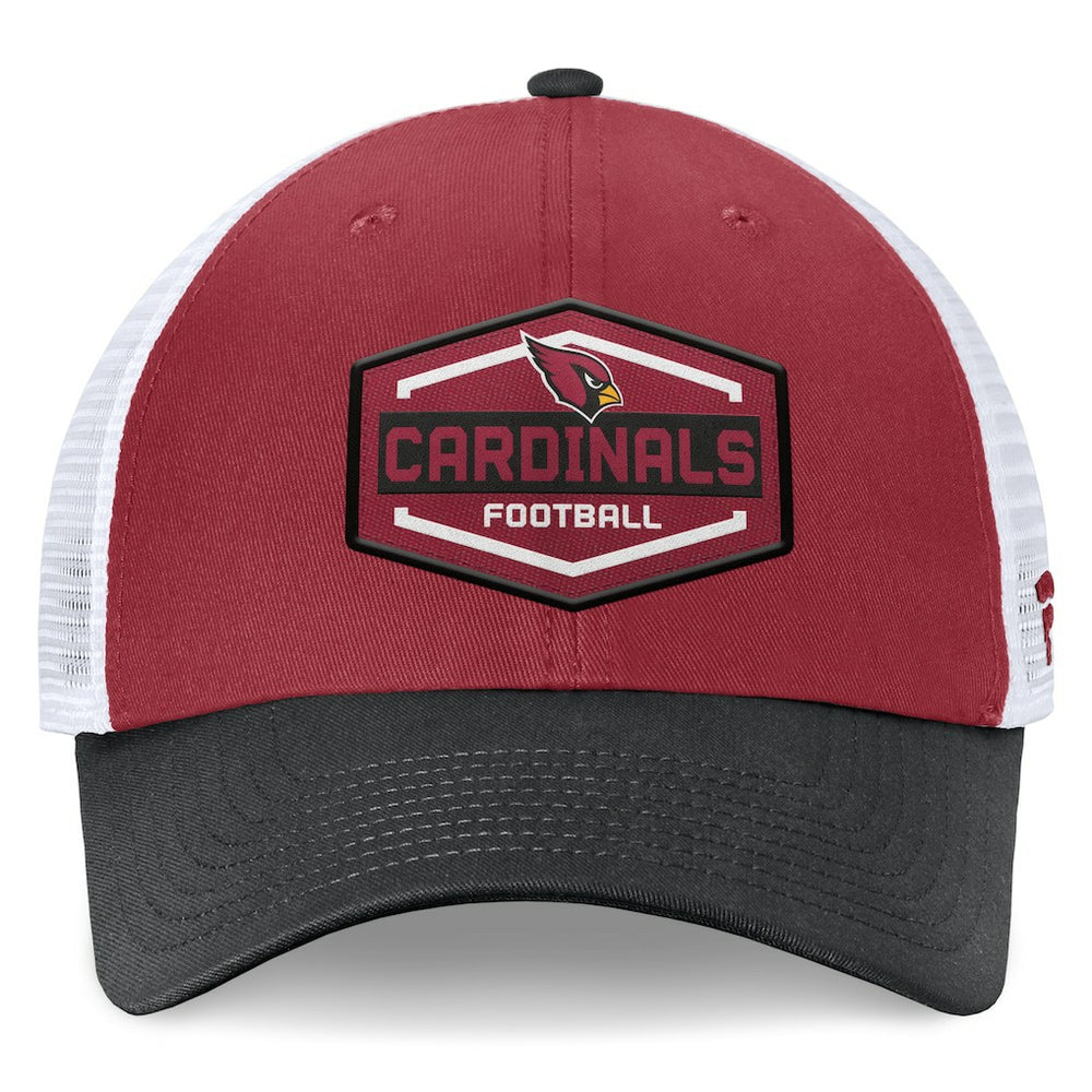Arizona Cardinals Bench Trucker Adjustable Hat Cardinal/Black - Fanatics