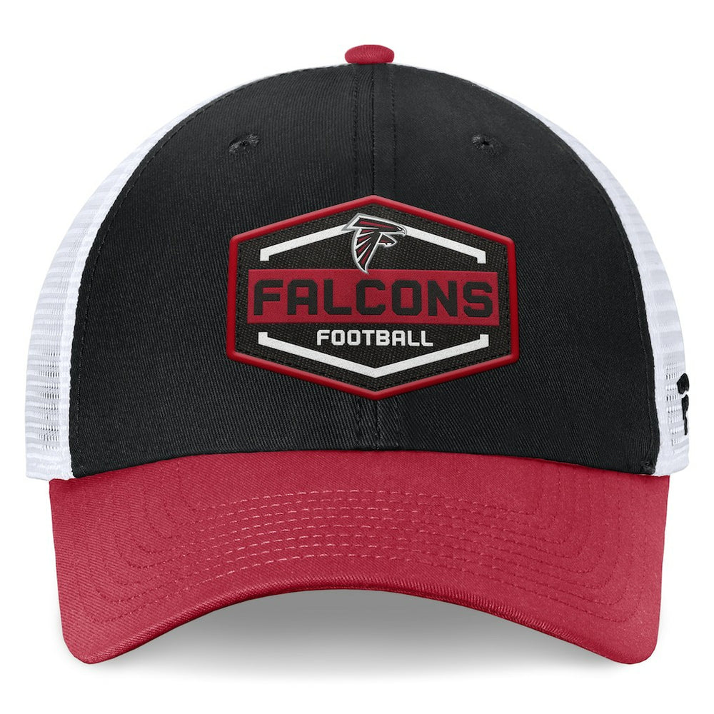 Atlanta Falcons Bench Trucker Adjustable Hat Black/Red - Fanatics