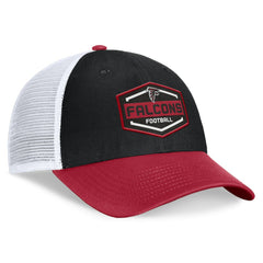 Atlanta Falcons Bench Trucker Adjustable Hat Black/Red - Fanatics