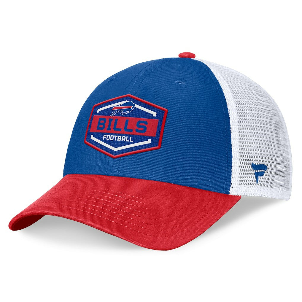 Buffalo Bills Bench Trucker Adjustable Hat Royal/Red - Fanatics