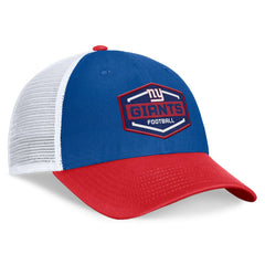 New York Giants Bench Trucker Adjustable Hat Royal/Red - Fanatics