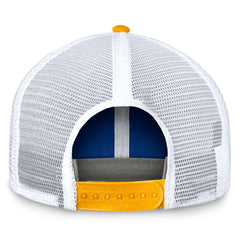 Los Angeles Rams Bench Trucker Adjustable Hat Royal/Gold - Fanatics