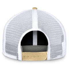 New Orleans Saints Bench Trucker Adjustable Hat Black/Gold - Fanatics