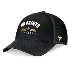 New Orleans Saints Timeout Trucker Adjustable Hat Black - Fanatics