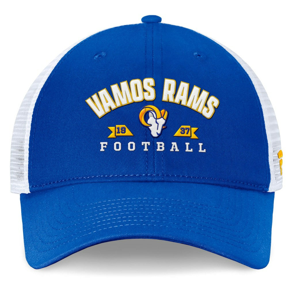 Los Angeles Rams Timeout Trucker Adjustable Hat Royal - Fanatics
