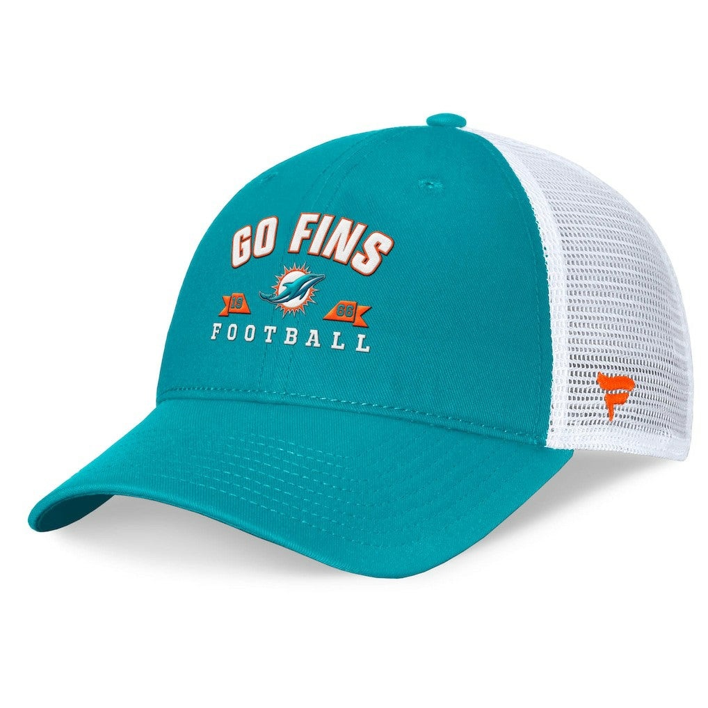Miami Dolphins Timeout Trucker Adjustable Hat Aqua - Fanatics