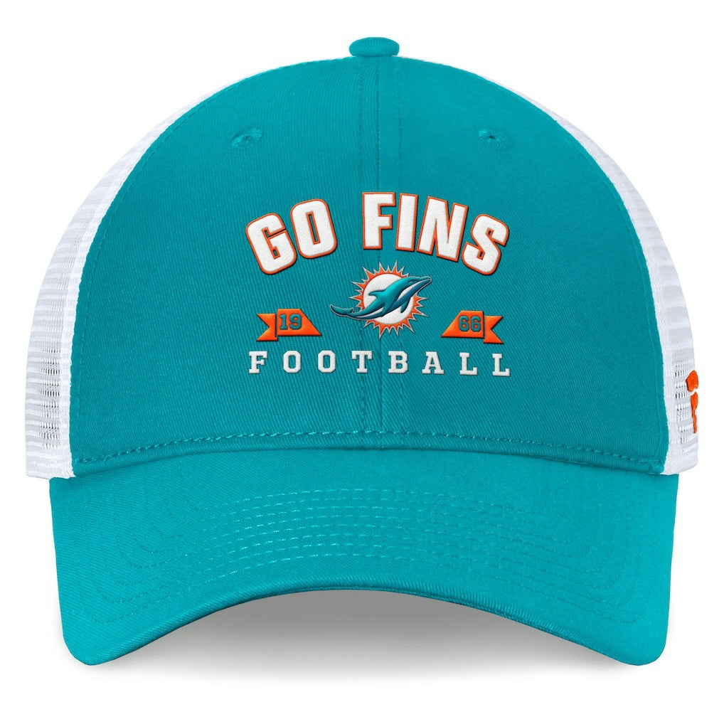 Miami Dolphins Timeout Trucker Adjustable Hat Aqua - Fanatics