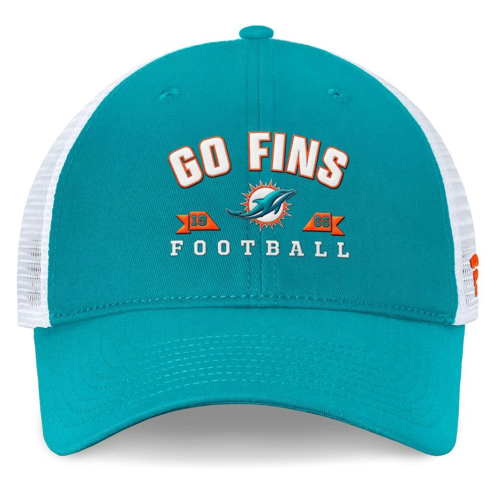 Miami Dolphins Timeout Trucker Adjustable Hat Aqua - Fanatics