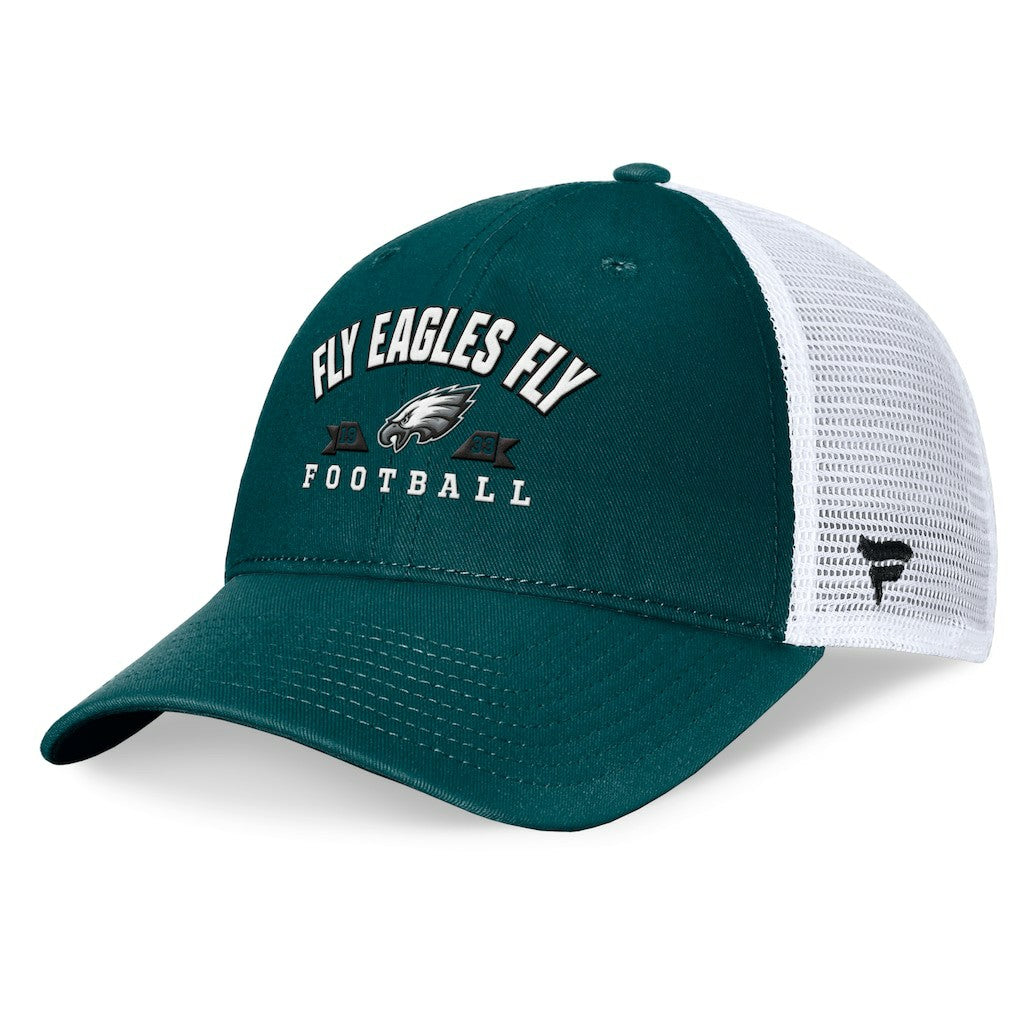 Philadelphia Eagles Timeout Trucker Adjustable Hat Midnight Green - Fanatics