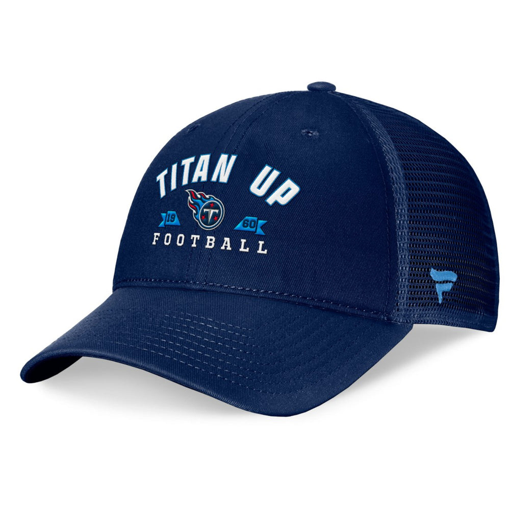 Tennessee Titans Timeout Trucker Adjustable Hat Navy - Fanatics