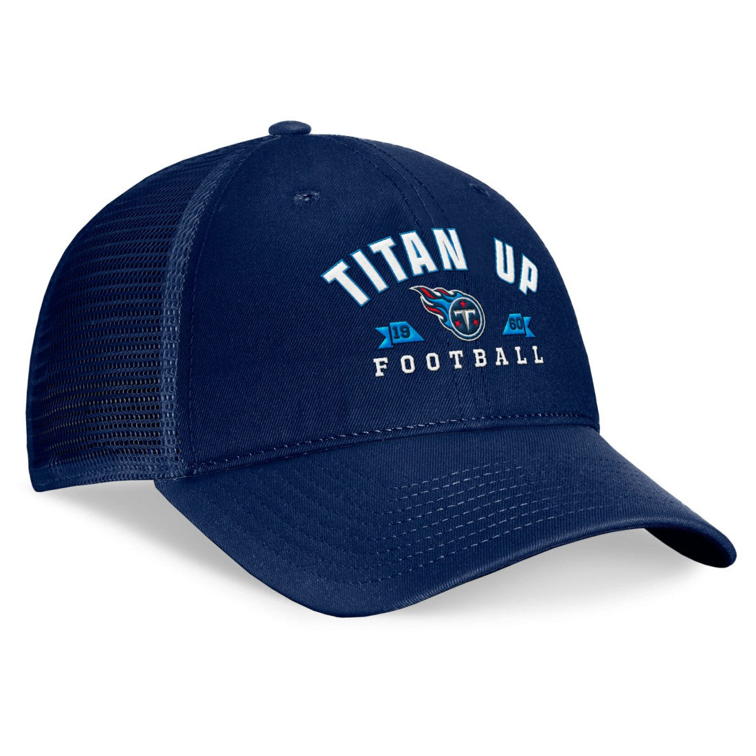 Tennessee Titans Timeout Trucker Adjustable Hat Navy - Fanatics