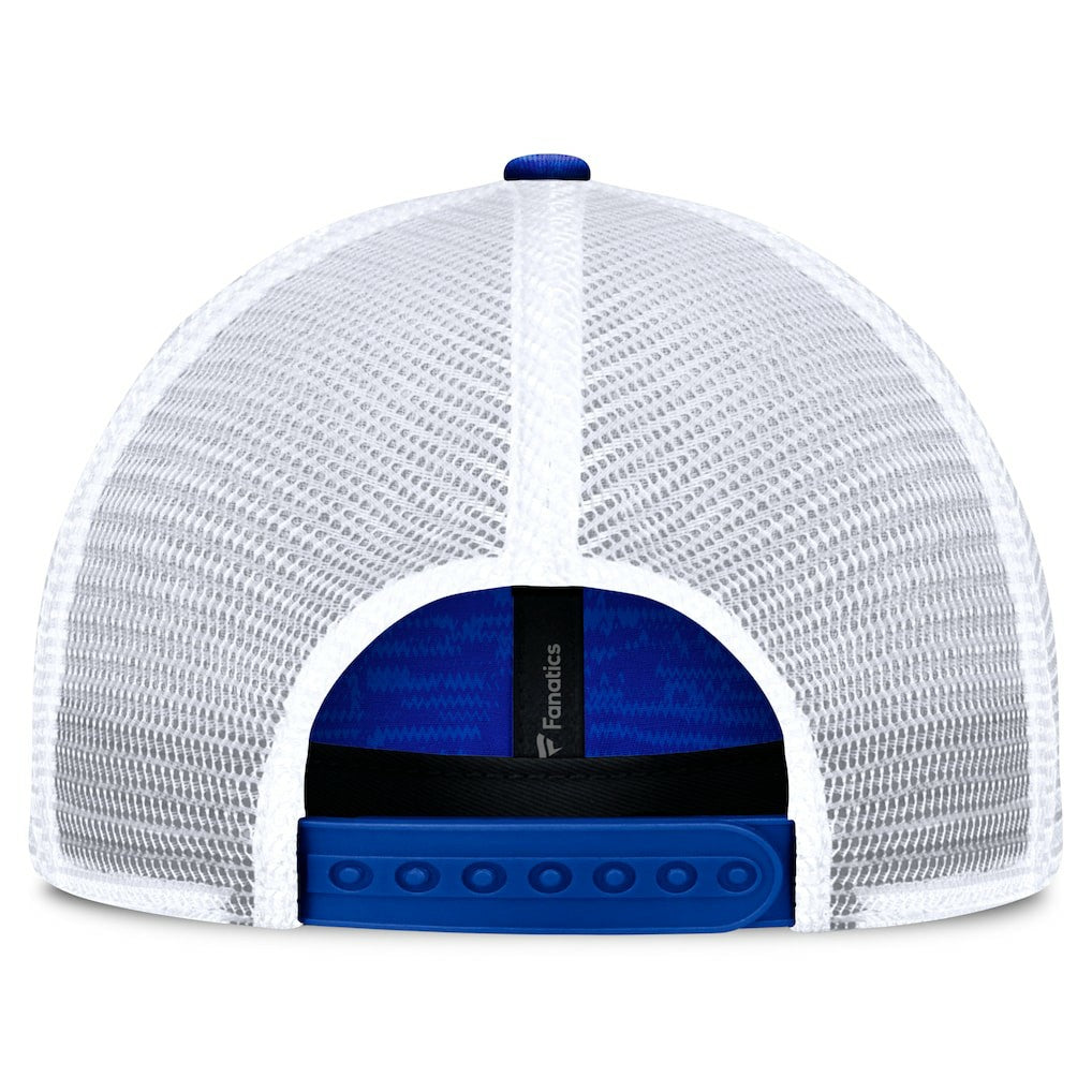 Los Angeles Rams Challenge Trucker Adjustable Hat Heather Royal - Fanatics