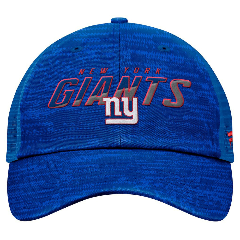 New York Giants Challenge Trucker Adjustable Hat Heather Royal - Fanatics