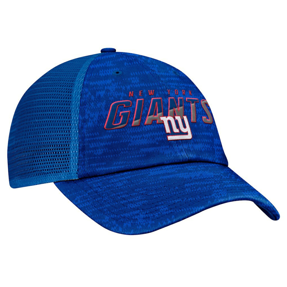 New York Giants Challenge Trucker Adjustable Hat Heather Royal - Fanatics